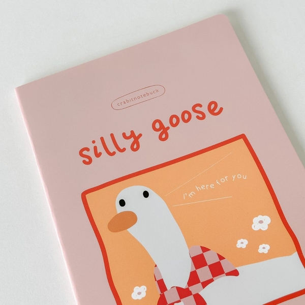 Vở kẻ ngang 80 trang Silly Goose Ngỗng Hồng