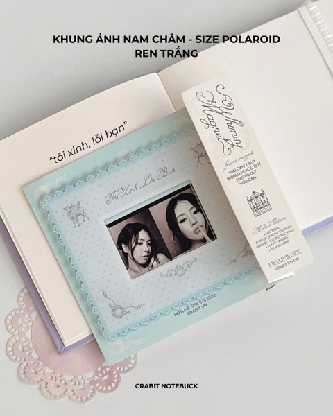 Khung ảnh nam châm Ren Framework - Ảnh Polaroid