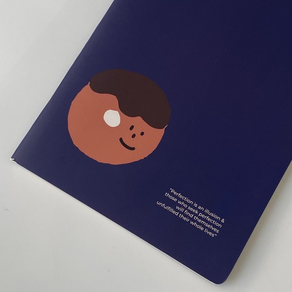 Vở kẻ ngang 120 trang - Perect Life Donut Xanh biển