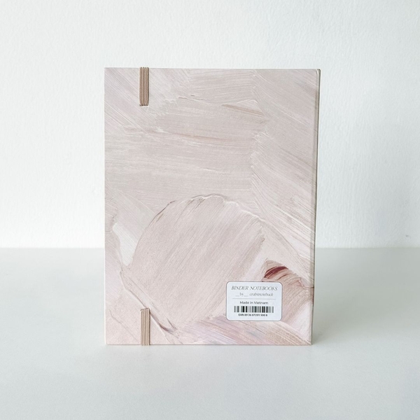 Sổ còng sắt bìa cứng A5 6 lỗ Feather Vệt màu Be