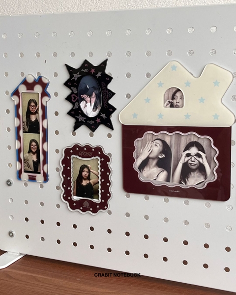 Khung ảnh nam châm to Chấm bi