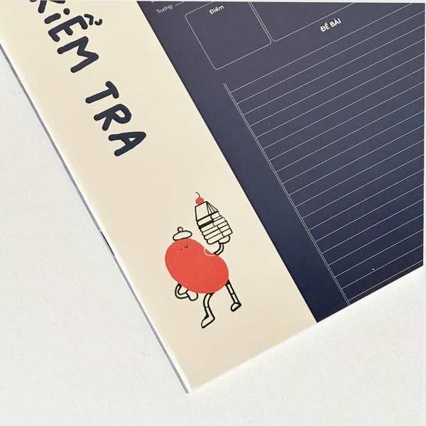 Giấy kiểm tra Học đậu Thi Đỗ - Đậu đỏ xanh