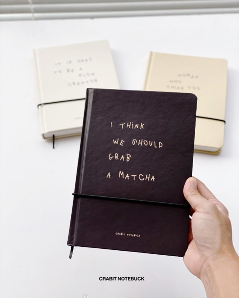 Sổ tay A5 kẻ ngang 130gsm 110 trang A Few Notes - We Should Grab A Matcha