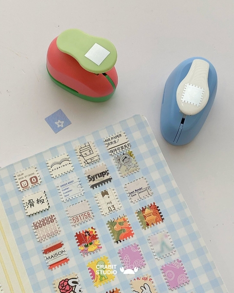 Dụng cụ bấm giấy tạo hình hoạ tiết tem