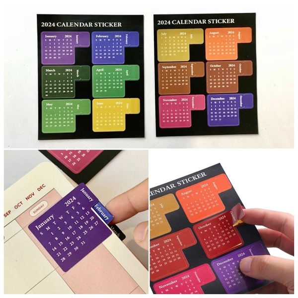 Sổ lịch 2024 planner lập kế hoạch 12 tháng Crabit One Ordinary Day - Buttercup [Tặng kèm Sticker Calendar]