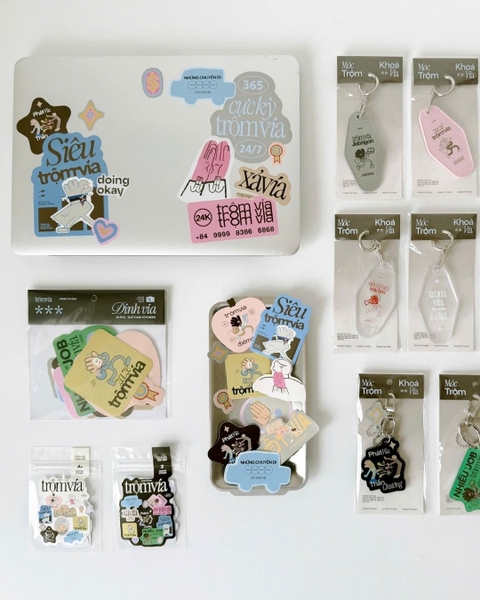 Móc khoá Trộm vía - Trộm Vía Nhiều Job