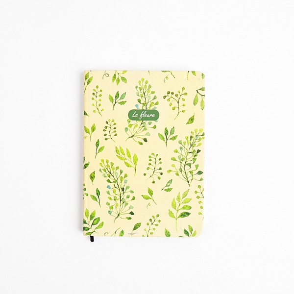 Sổ tay La Fleur - kẻ ngang lá xanh