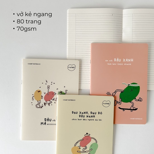 Vở kẻ ngang 80 trang Học Đậu Thi Đỗ - Đậu ngành