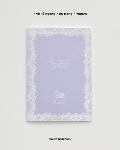 Vở kẻ ngang 70gsm Ren Framework