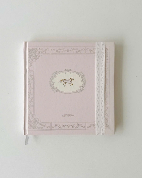Sketchbook Khổ Vuông 190gsm The Reverie Diary - Nhũ Ngựa Hồng