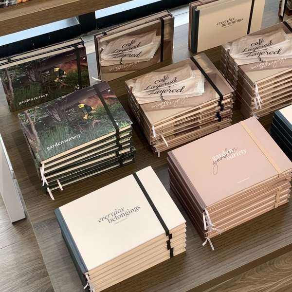 Sổ sketchbook A5 190gsm Moments Collection - Garden trơn nâu