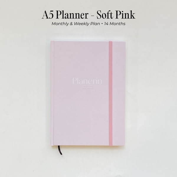 Sổ lịch Planner 2025 - Size A5 - 14 Months