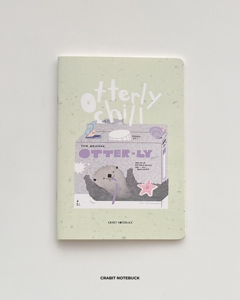 Vở kẻ ngang 80gsm 100 trang Otter - Sữa Hộp