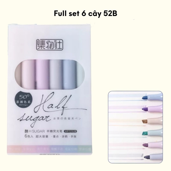 Bút highlight Half Sugar dùng vẽ tranh, đánh dấu