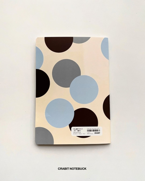 Vở grid caro 100 trang 80gsm Chấm bi - Xanh Nâu