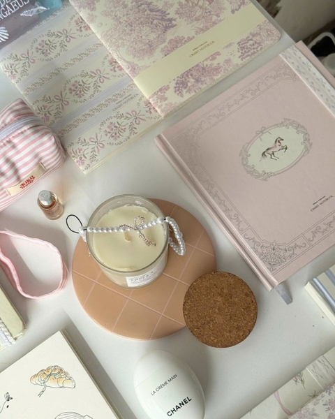 Sketchbook Khổ Vuông 190gsm The Reverie Diary - Nhũ Ngựa Hồng