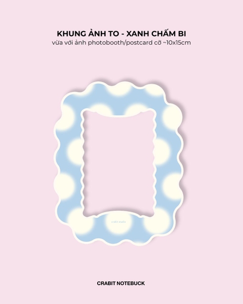 Khung ảnh nam châm to Chấm bi
