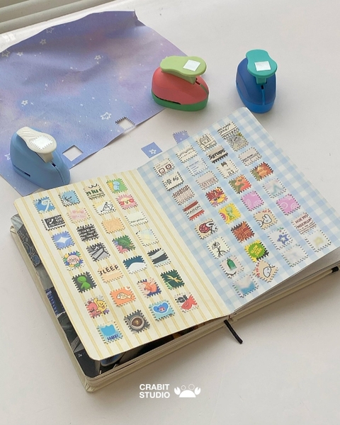 Dụng cụ bấm giấy tạo hình hoạ tiết tem