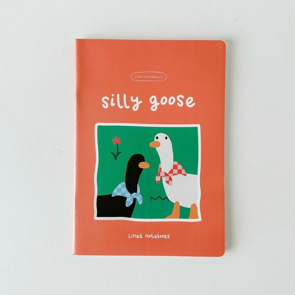 Vở kẻ ngang 80 trang Silly Goose Ngỗng Cam