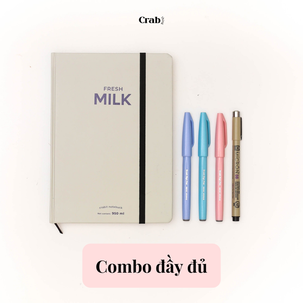 Combo Milky - chuyên dụng Bullet Journal