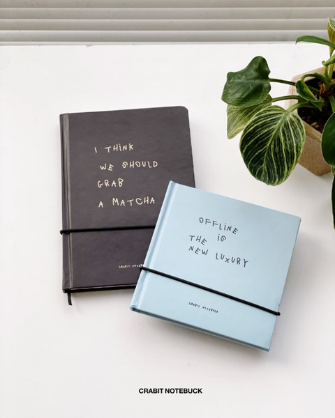Sổ tay A5 kẻ ngang 130gsm 110 trang A Few Notes - We Should Grab A Matcha