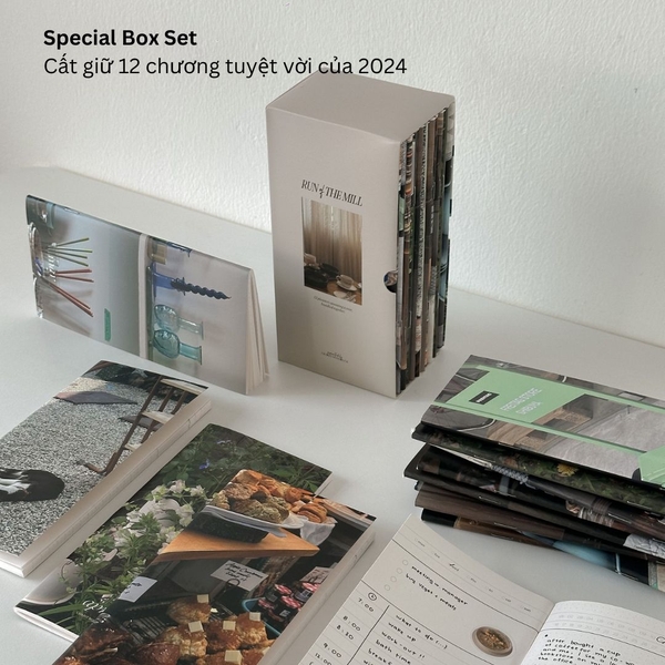 Sổ lịch 2024 handy 12 cuốn kế hoạch từng tháng daily planner