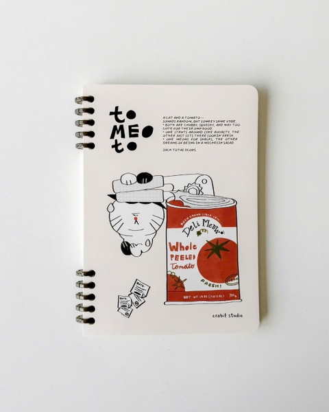 Sổ còng a5 slim binder 100gsm kẻ ngang - Tomeoto Can