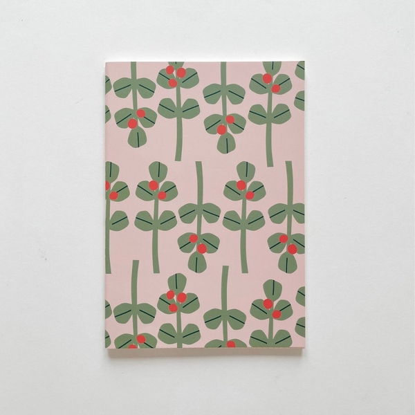 Vở grid may gáy 80 trang 100gsm Green Bird - Lá