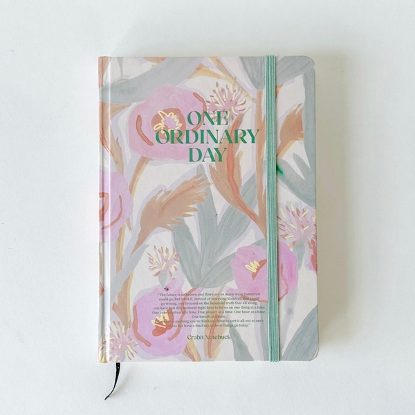 Sổ lịch 2024 planner lập kế hoạch 12 tháng Crabit One Ordinary Day - Buttercup [Tặng kèm Sticker Calendar]