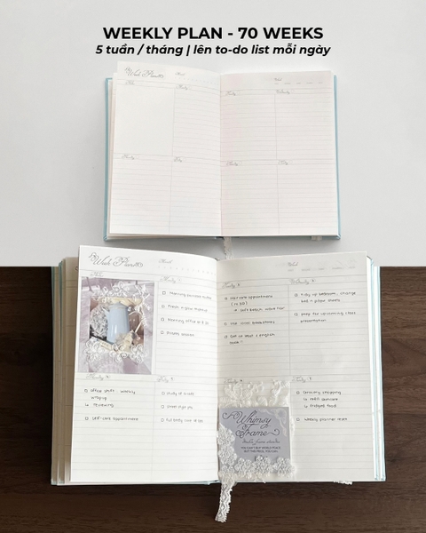 Sổ Planner 2027 14 tháng Framework Lacy Planner Xanh | Nhập MGG FREESHIP15-Giảm 15k cho đơn 150k | FREESHIP30-Giảm 30k cho đơn 200k