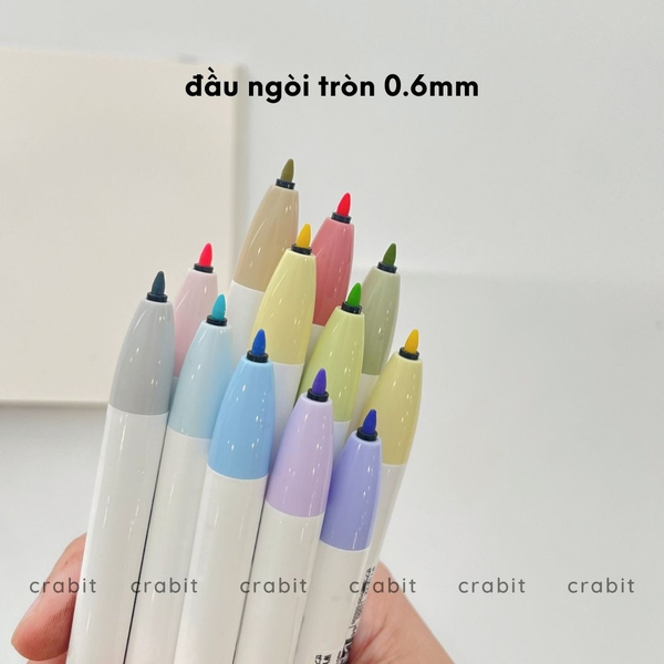 Bút Zebra Clickart nhiều màu mực ngòi 0/.6mm