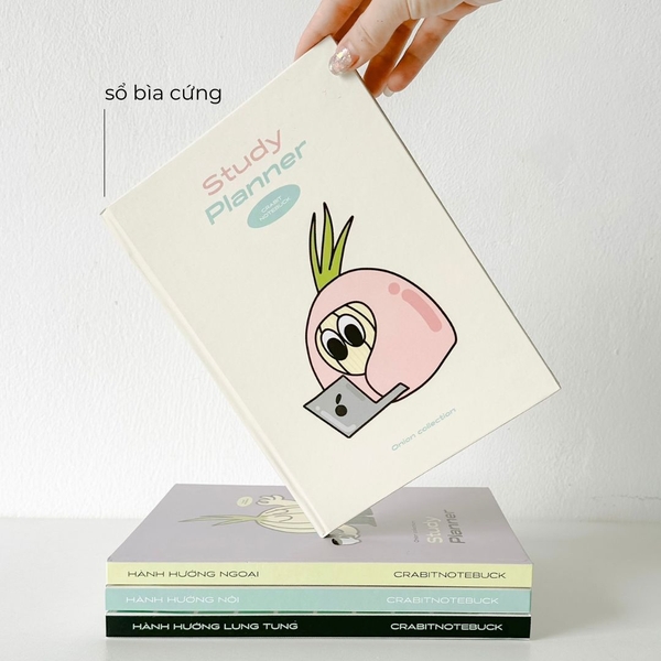 Sổ Study Planner Crabit Onion - Hành Hướng Lung Tung