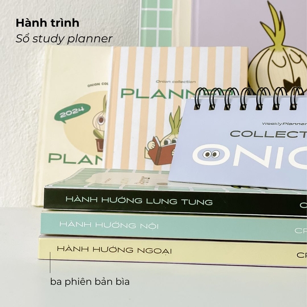 Sổ Study Planner Crabit Onion - Hành Hướng Nội