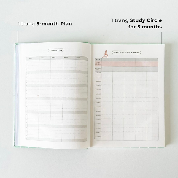 Sổ Study Planner Crabit Onion - Hành Hướng Nội