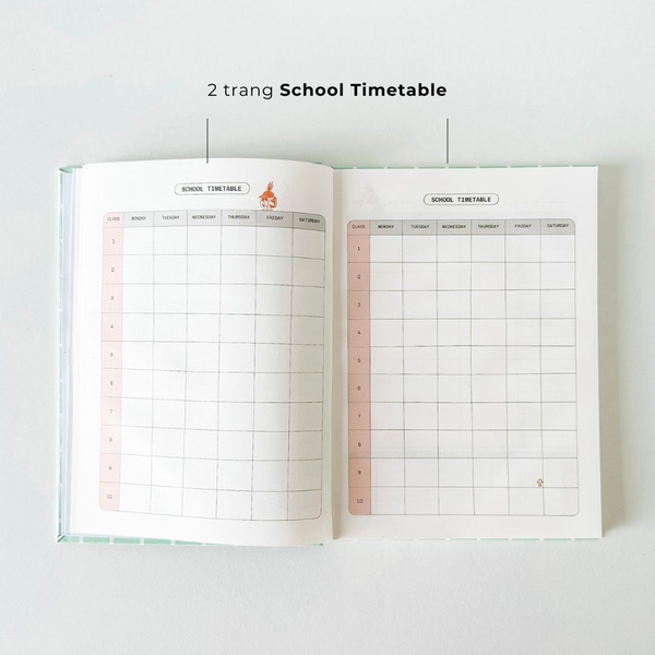 Sổ Study Planner Crabit Onion - Hành Hướng Ngoại