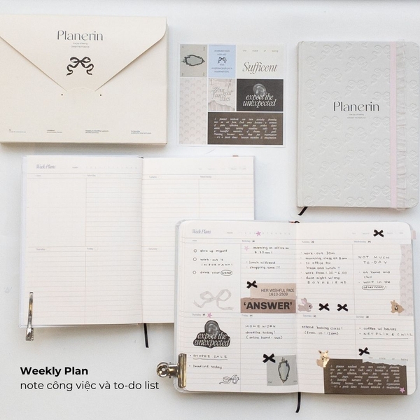 [Limited] Sổ lịch Planner 2025 - Coquette Limited Edition - 14 Months