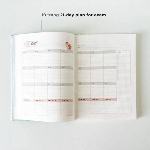 Sổ Study Planner Crabit Onion - Hành Hướng Nội
