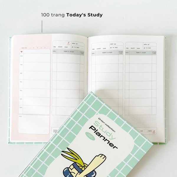 Sổ Study Planner Crabit Onion - Hành Hướng Nội