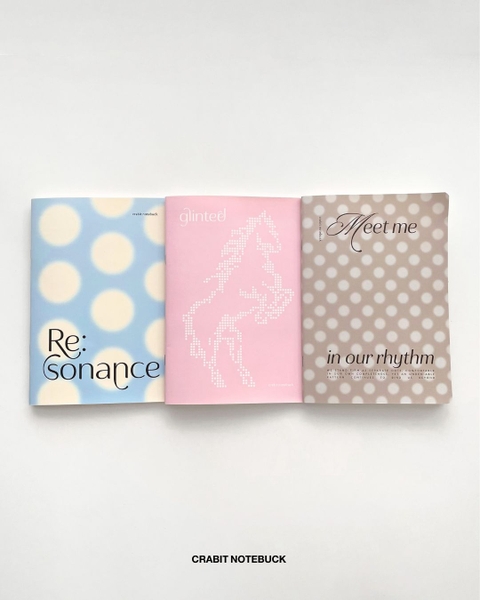 Combo 3 Vở kẻ ngang 100 trang 80gsm Chấm bi