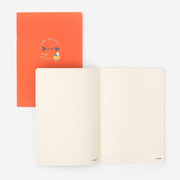 Vở ô vuông 120 trang - Xương cá