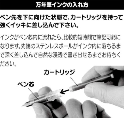 Set 2 ống mực PLATINUM dành cho bút máy PREPPY