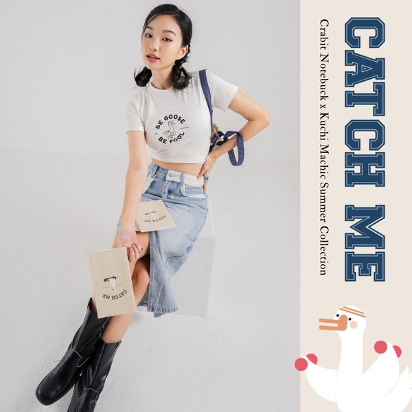 Áo croptop Great like Goose - Crabit x Kuchi