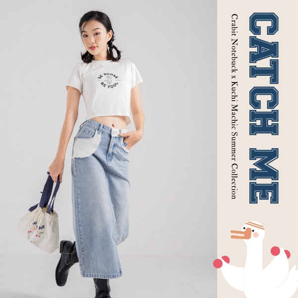 Áo croptop Great like Goose - Crabit x Kuchi