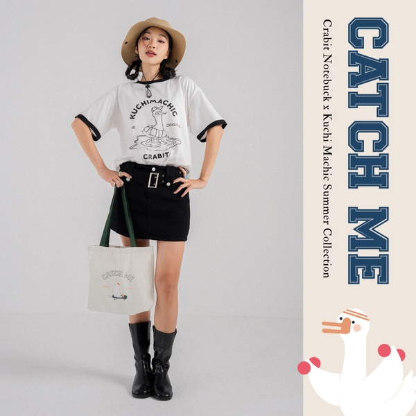 Áo phông oversize Be goose - Crabit x Kuchi - Great like Goose