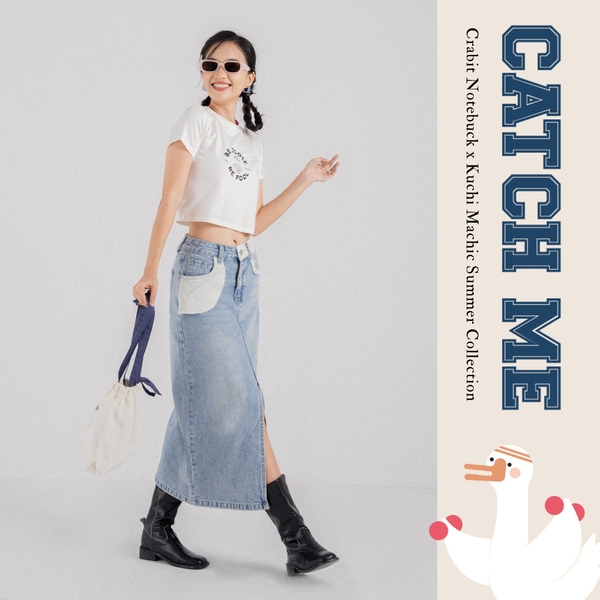 Áo croptop Great like Goose - Crabit x Kuchi