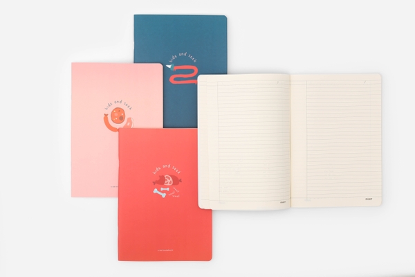 Combo 6 vở kẻ ngang 120 trang - Hide & Seek Chó