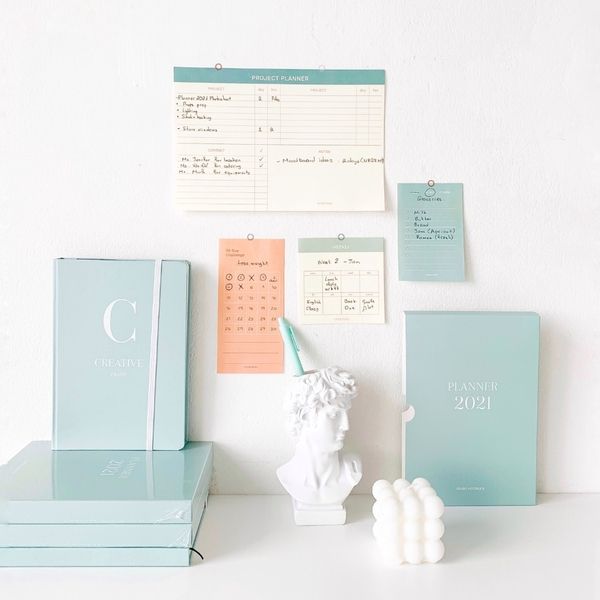 Project Planner Notepad - Crabit Notepad