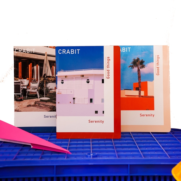 Combo 3 vở kẻ ngang 120 trang - Serenity