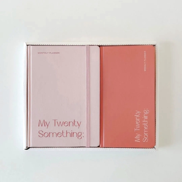 Sổ lịch Planner 2023 lên kế hoạch 12 tháng - Màu hồng