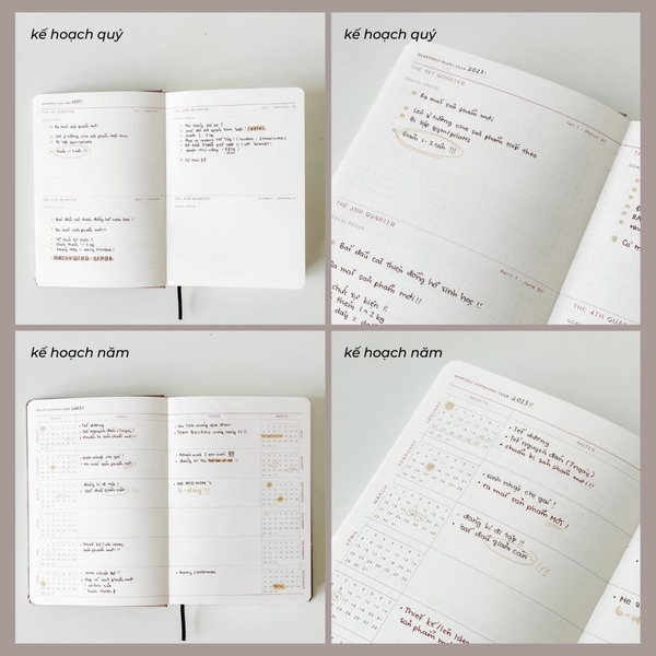 Sổ lịch Planner 2023 - Planner Nâu